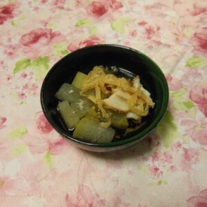 油揚げと大根の煮物